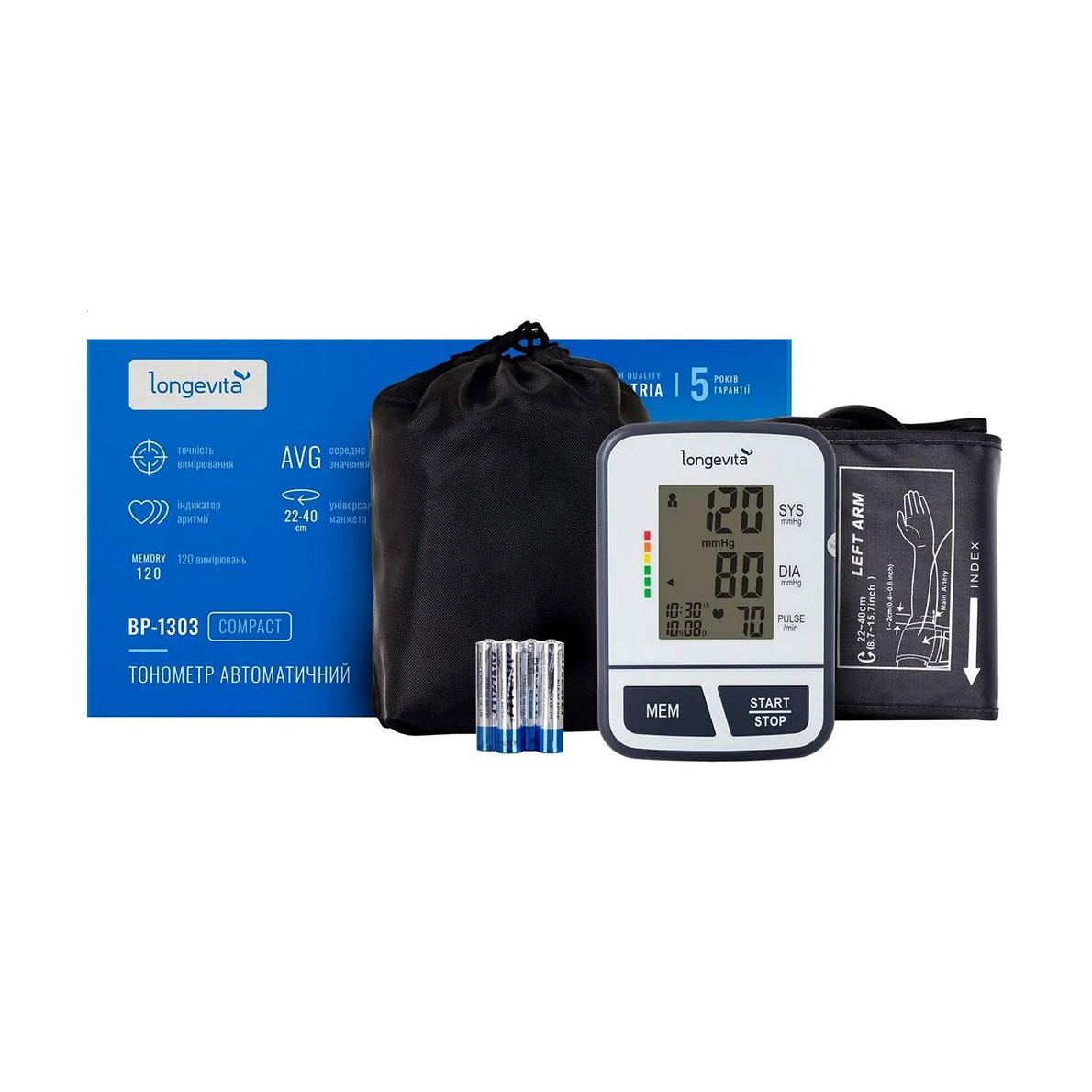 Тонометр Longevita Compact (ВР-1303)
